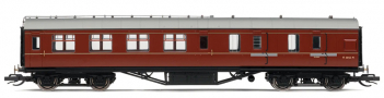 [Osobní vozy] → [Ostatní - ostrovní] → TT4034: osobní vůz kaštanový s šedou střechou ′57 „Brake Third“