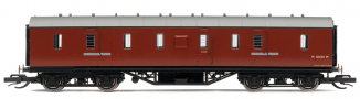 [Osobní vozy] → [Ostatní - ostrovní] → TT4035: osobní vůz kaštanový s šedou střechou ′50 „Passenger Brake“