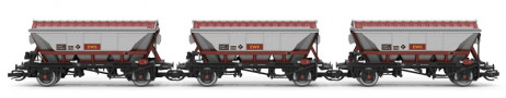 [Soupravy] &rarr;&nbsp;[Ostatn� - ostrovn�]&nbsp;&rarr;&nbsp;TT6084: set t�� n�kladn�ch samov�sypn�ch voz�